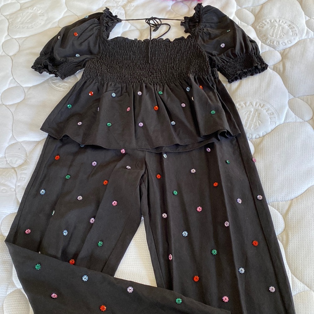 Hill house home jeweled jammie set
